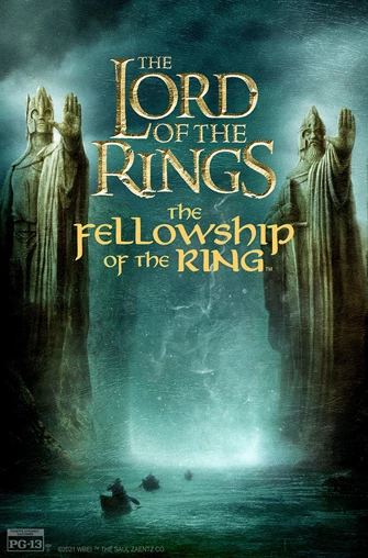 Move poster: Lord of the Rings, Fellowship of the Rings