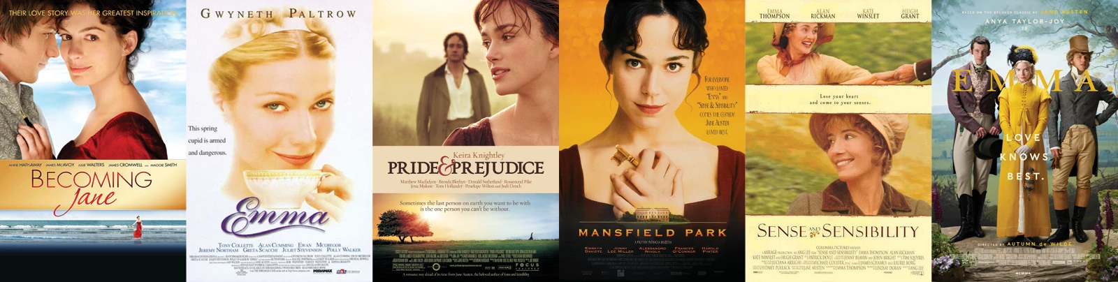 Jane Austen inspired movies